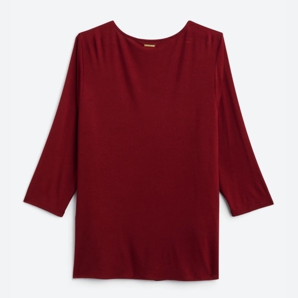 MICHAEL MICHAEL KORS Sariyah V Neck Mix Material Blouse - Picture 2 of 8